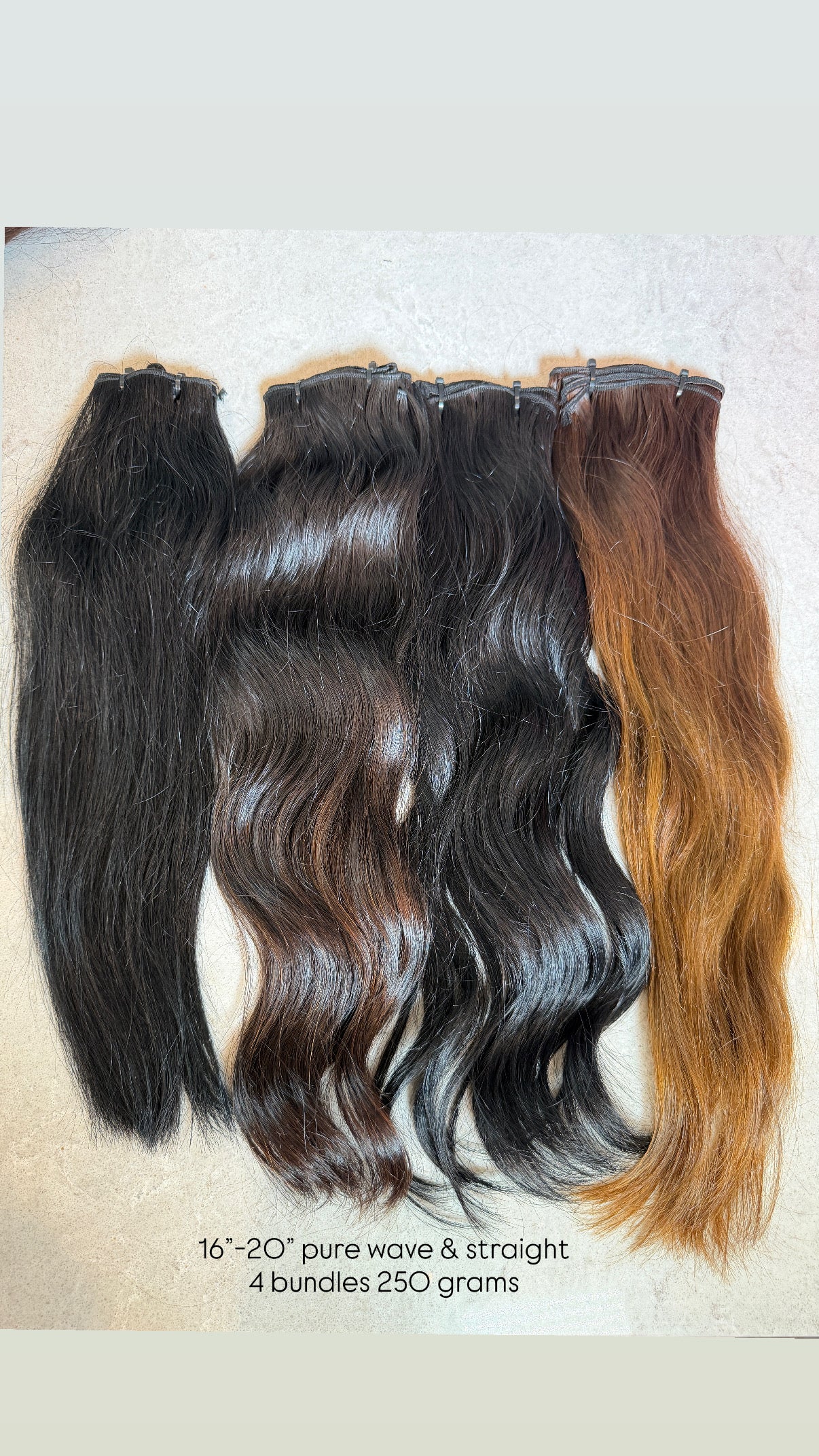 BUNDLE SET ST & PURE WAVE 16”-19”