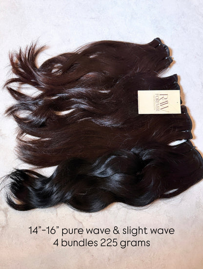 BUNDLE SET (3-4 bundle option) PURE WAVE 14”-15”