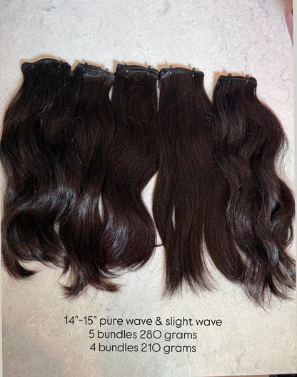 BUNDLE SET PURE WAVE & SLIGHT WAVE 14”-15”