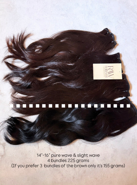 BUNDLE SET (3-4 bundle option) PURE WAVE 14”-15”