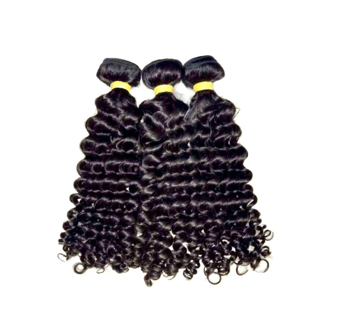 3-4 Bundle Deals Premium Virgin Deep Curly